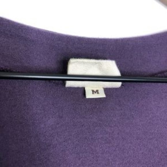 Synergy Organic Cotton Purple Bird Wrap Dress - Picture 6 of 6